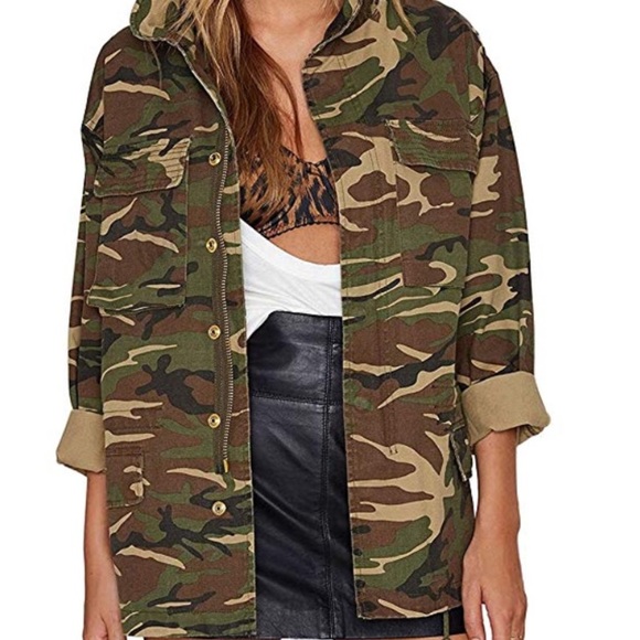 Military camouflage utility jacket - Picture 1 of 2